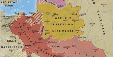 Carte de le grand-duché de Lituanie